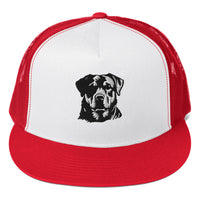 Embroidered Classic RottieTrucker Cap