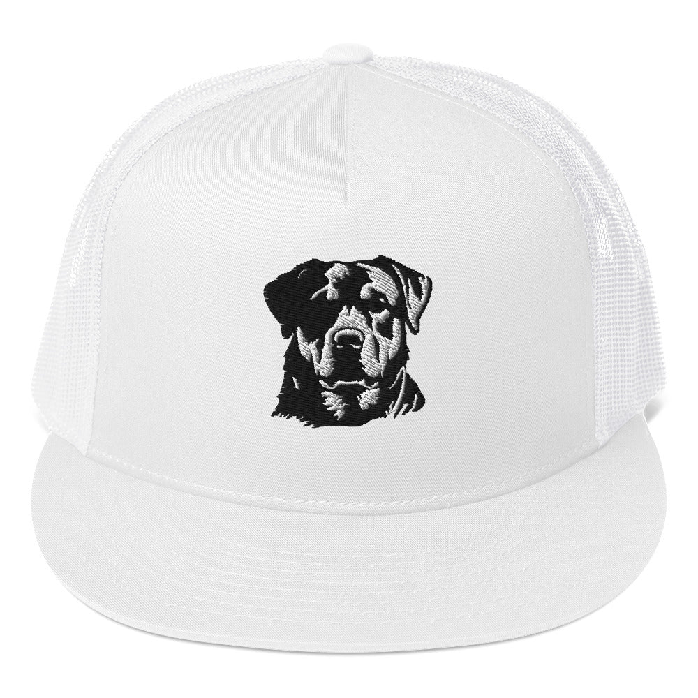 Embroidered Classic RottieTrucker Cap