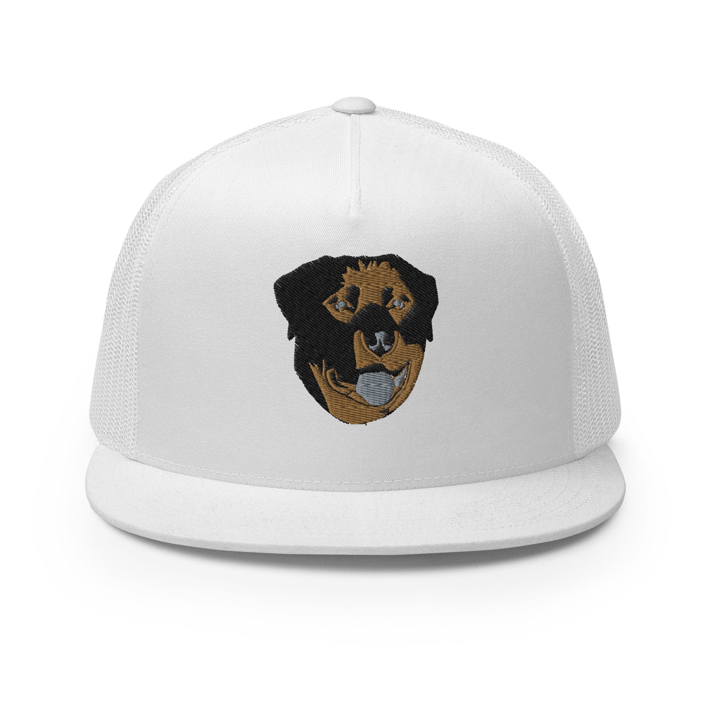 Embroidered Color Rottie Trucker Cap