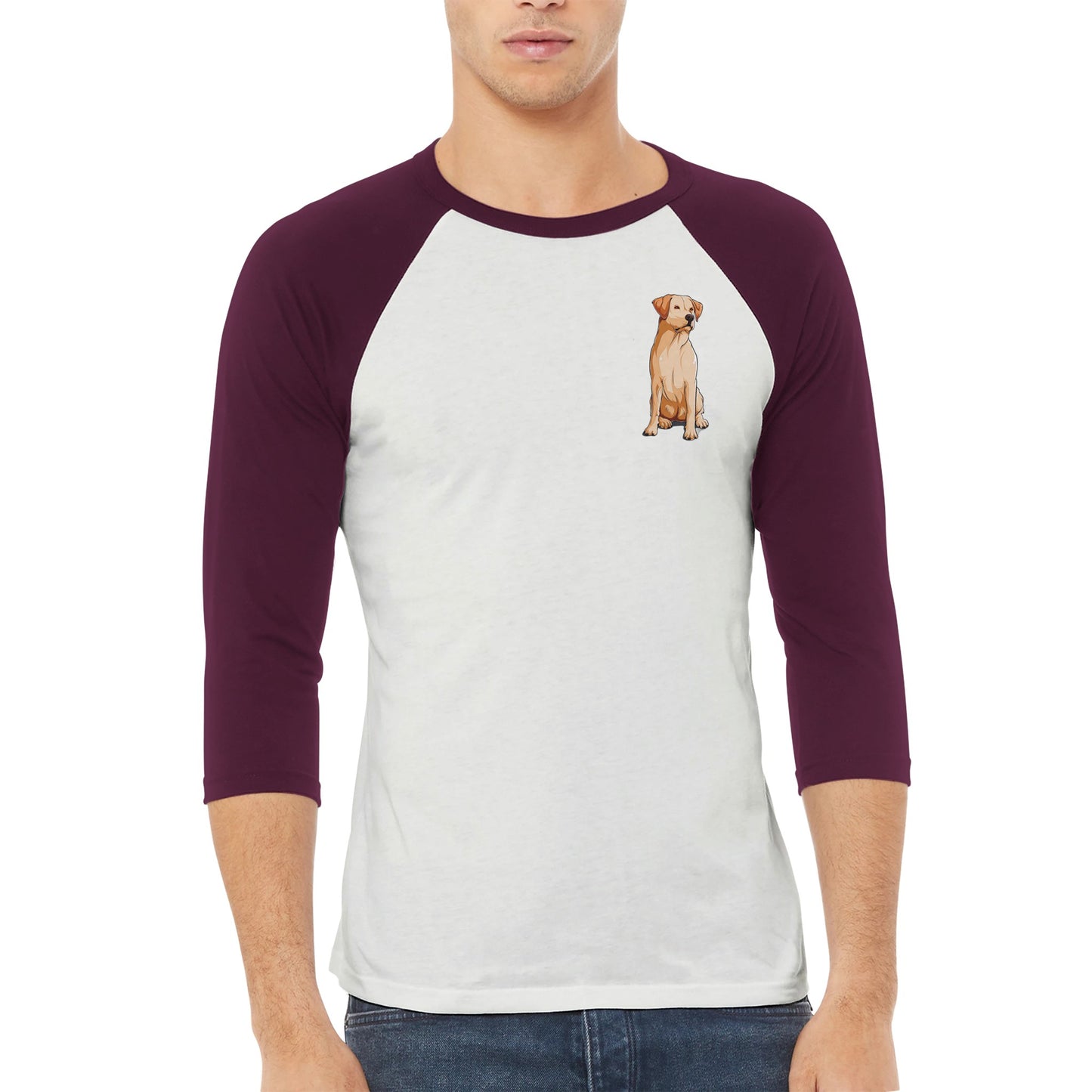 Max Printed 3/4 sleeve Raglan T-shirt