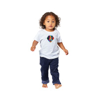 Color Silly Lab Printed Baby Crewneck T-shirt