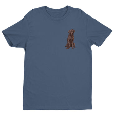 Cocoa Printed Men's Fitted T-Shirt