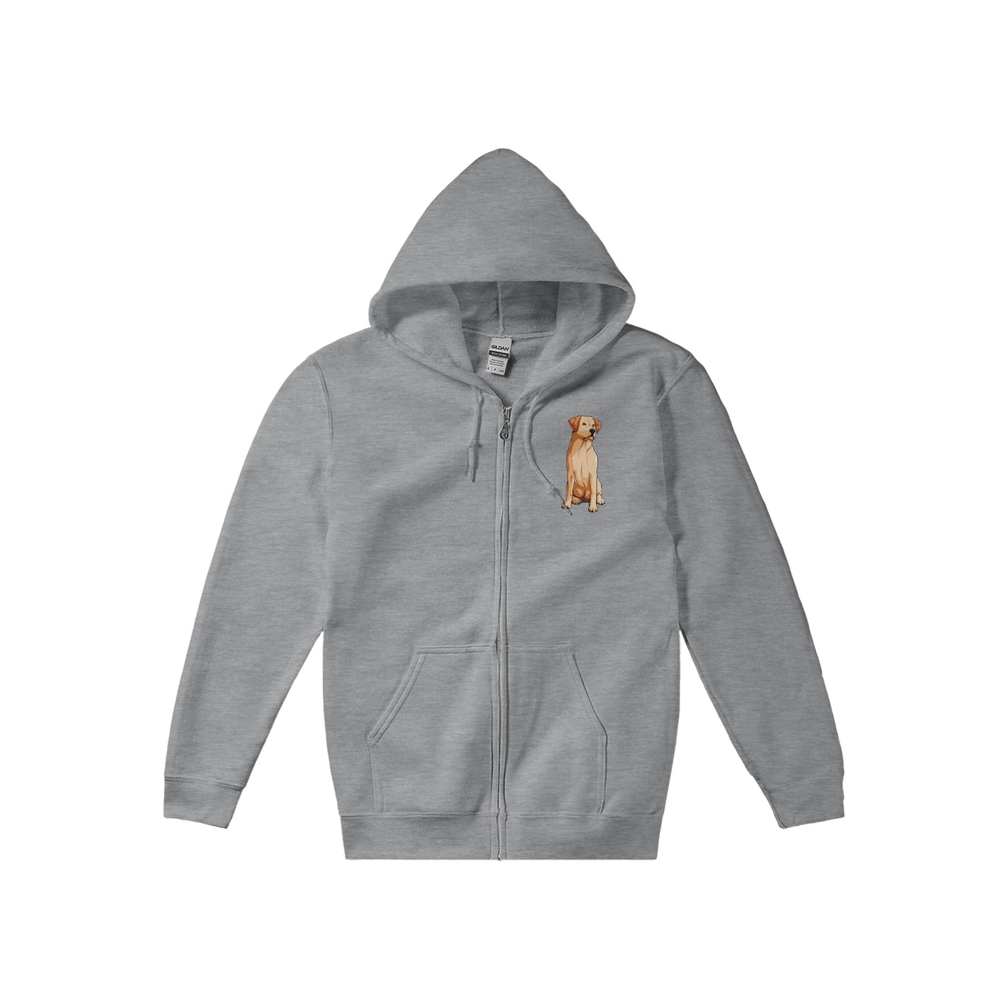 Max Printed Zip Hoodie