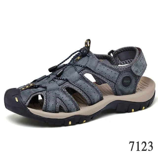 Men's Genuine Leather Outdoor Sandals