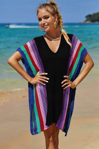 Colorful Knit Beach Cover-Up