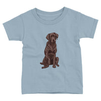 Cocoa Print Toddler Jersey T-Shirt | Rabbit Skins