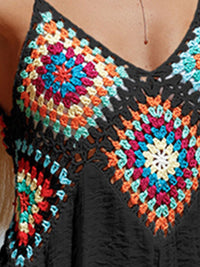 Boho Crochet Inlay Beach Dress