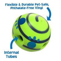 Interactive Sound-Play Dog Ball: Roll, Retrieve, and Enjoy!