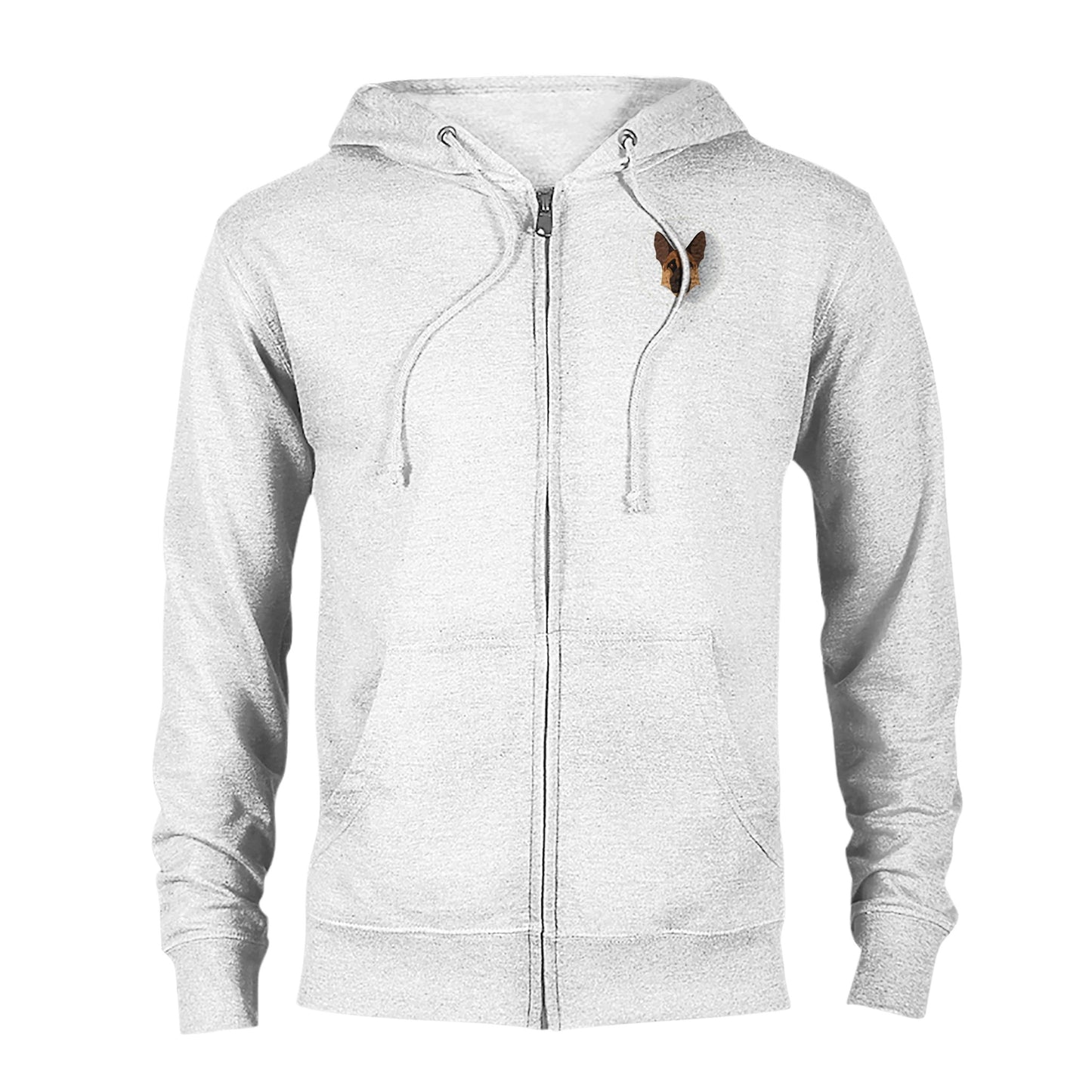 Shepherd Girl White Zip Hoodie