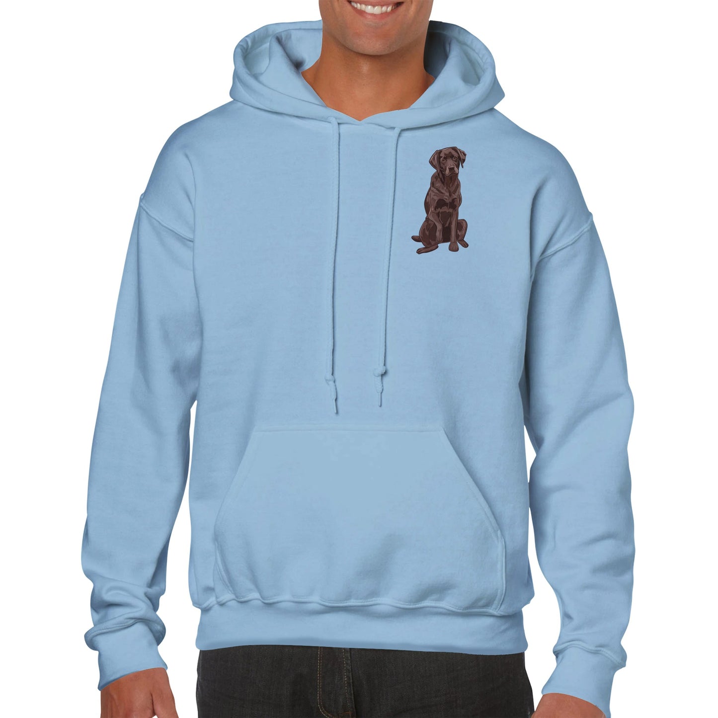 Cocoa Printed Pullover Hoodie