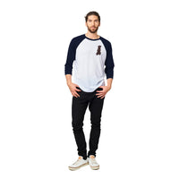 Cocoa Printed 3/4 sleeve Raglan T-shirt