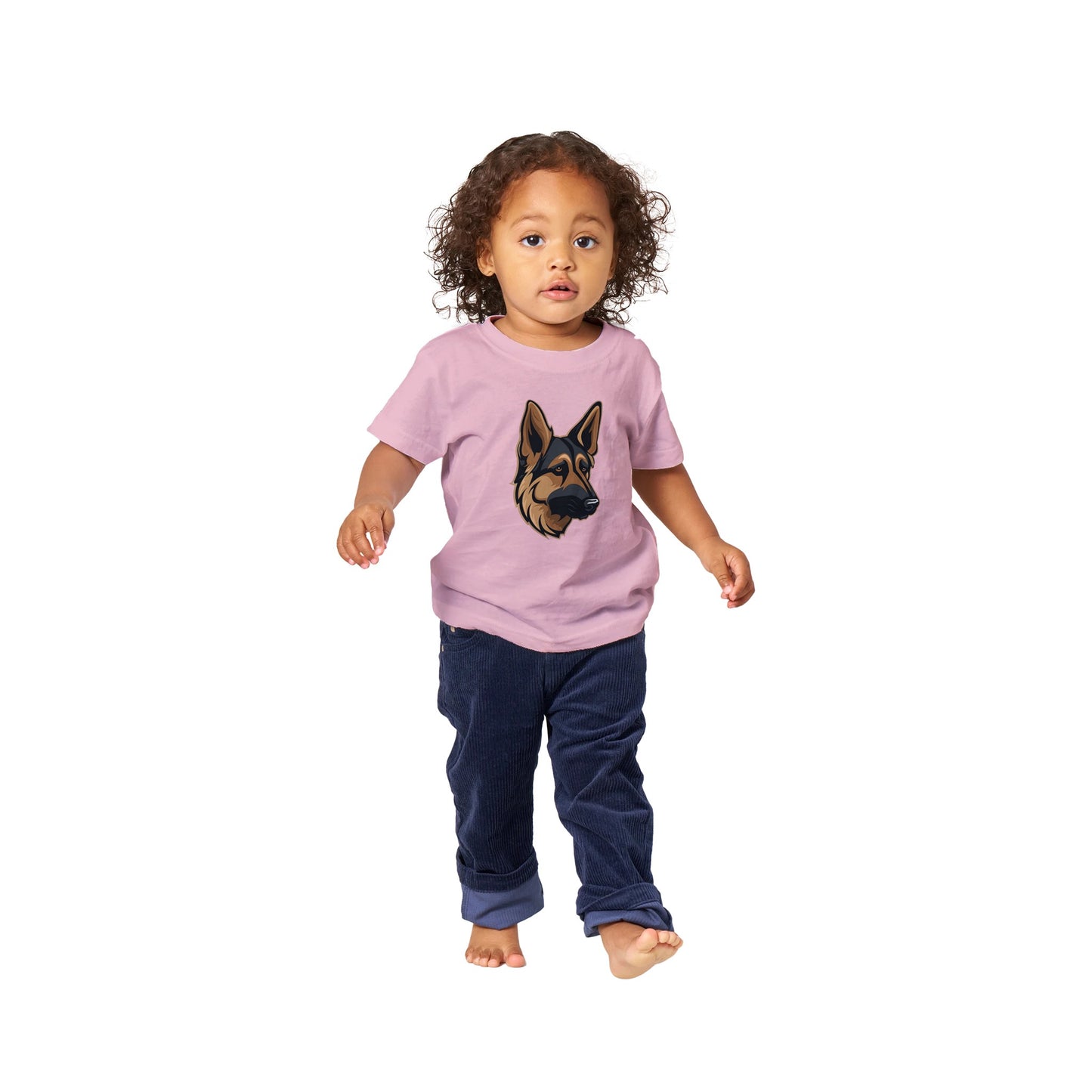 Shepherd Girl Color Pop Baby Crewneck T-shirt