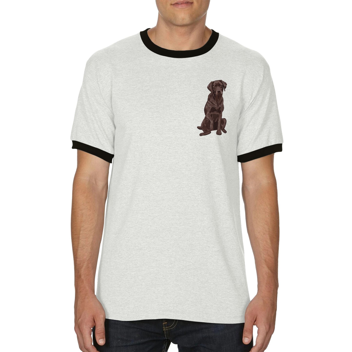 Cocoa Printed Ringer T-shirt