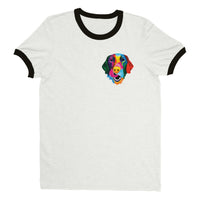 Color Silly Lab Printed Ringer T-shirt