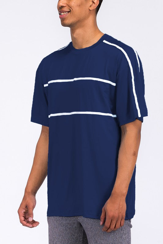 Round Neck Stripe T-shirt