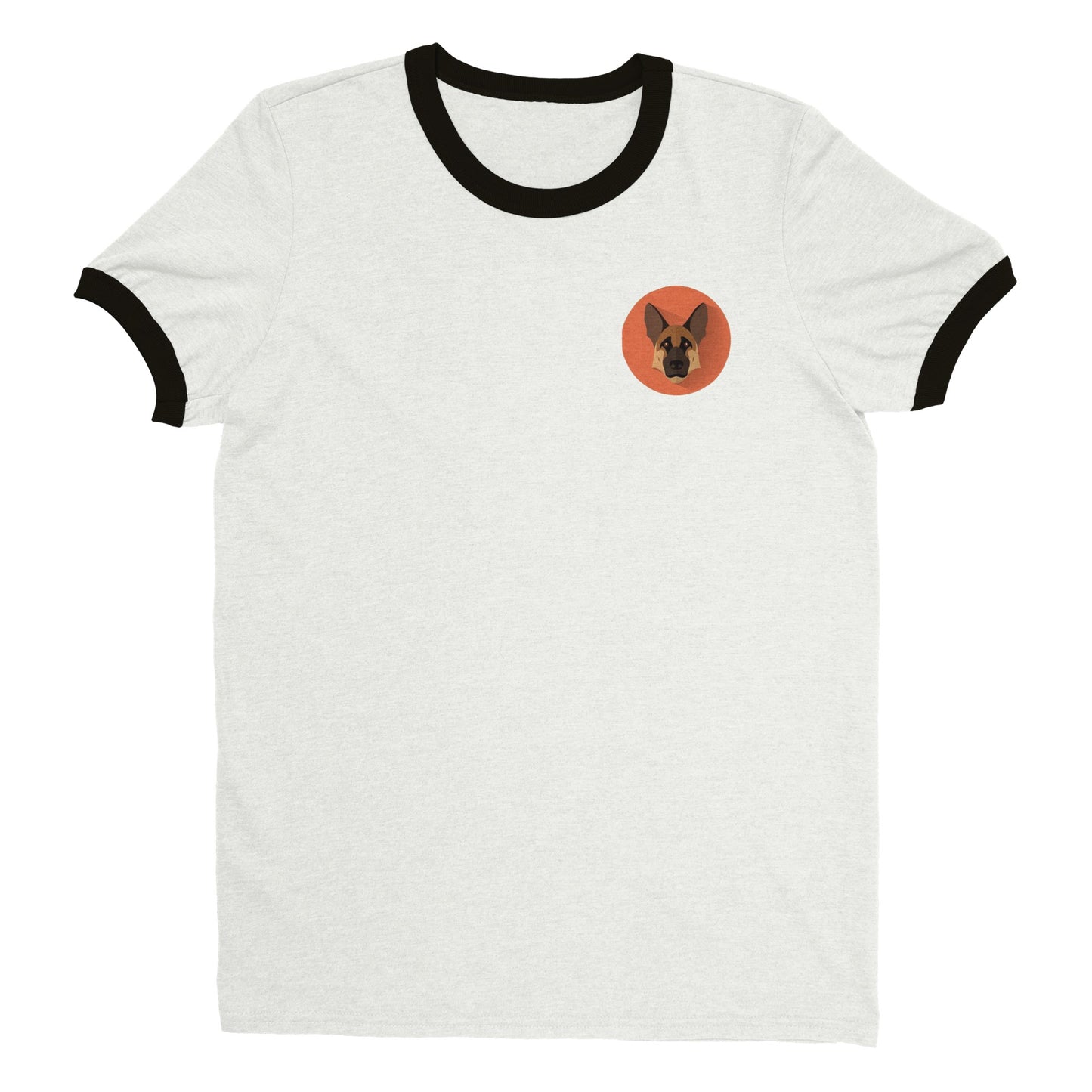 Shepherd Girl Orange Ringer T-shirt