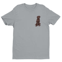 Cocoa Printed Men's Fitted T-Shirt