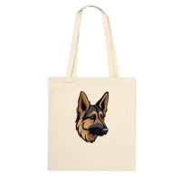 Color Pop Shepherd Girl Tote Bag