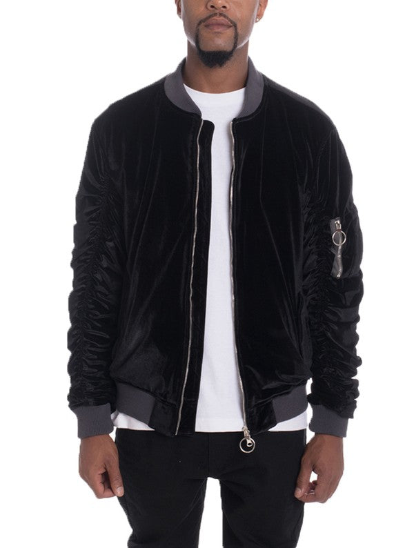 Slim Fit Bomber Jacket