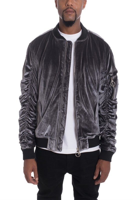 Slim Fit Bomber Jacket