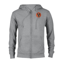 Shepherd Girl Orange Zip Hoodie