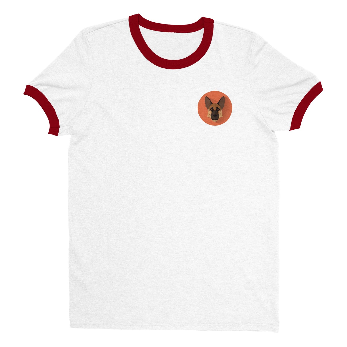 Shepherd Girl Orange Ringer T-shirt