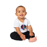 Color Silly Lab Printed Baby Crewneck T-shirt