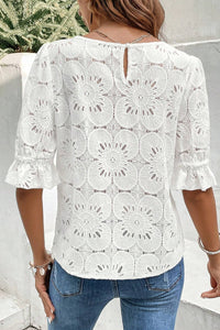 Chic Floral Lace Blouse