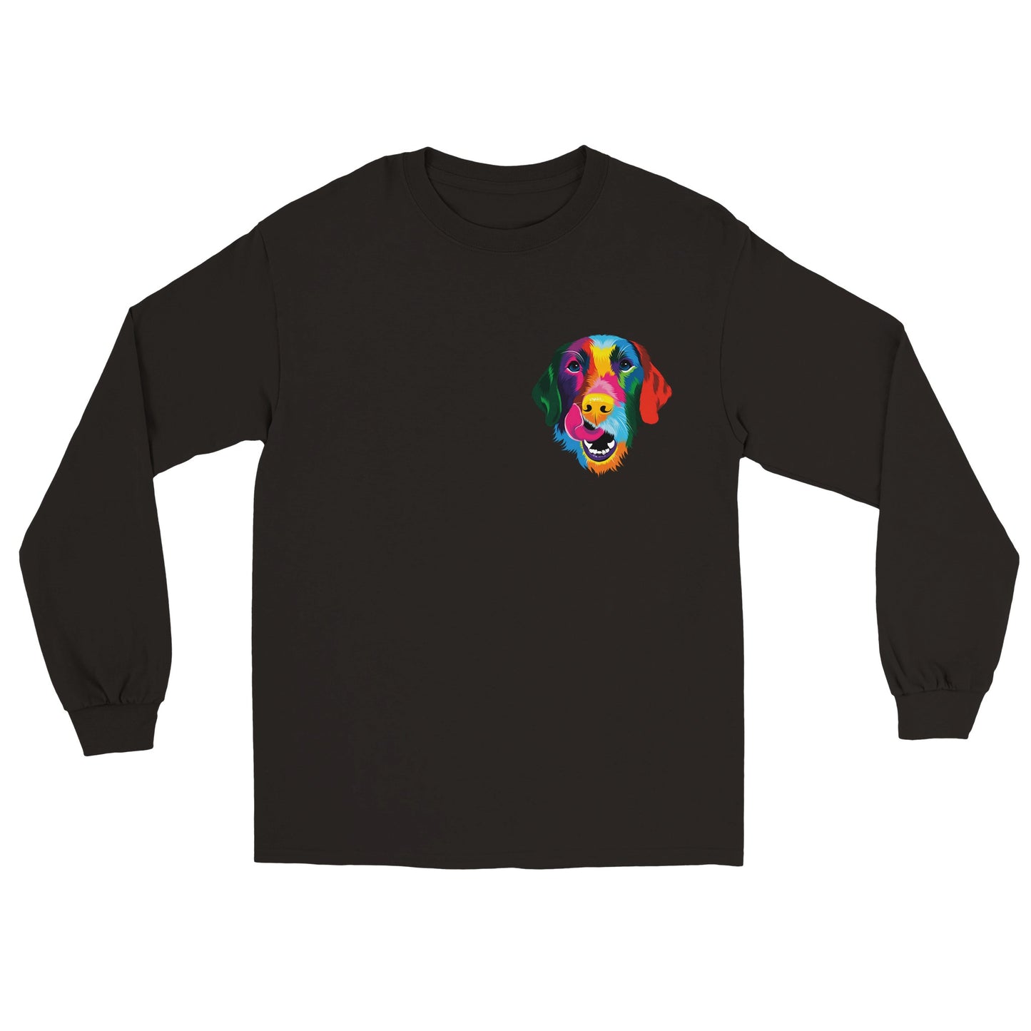 Color Silly Lab Printed Long Sleeve T-shirt