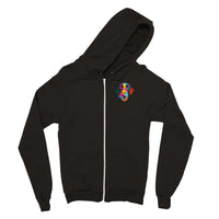 Color Silly Lab Printed Zip Hoodie