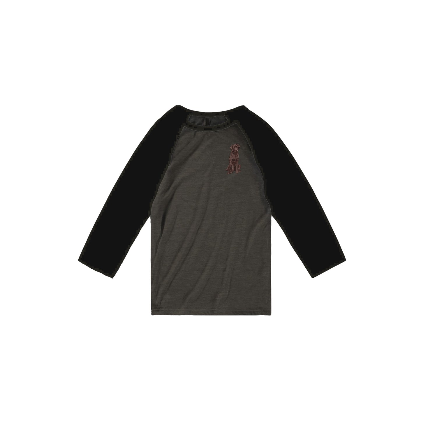 Cocoa Printed 3/4 sleeve Raglan T-shirt