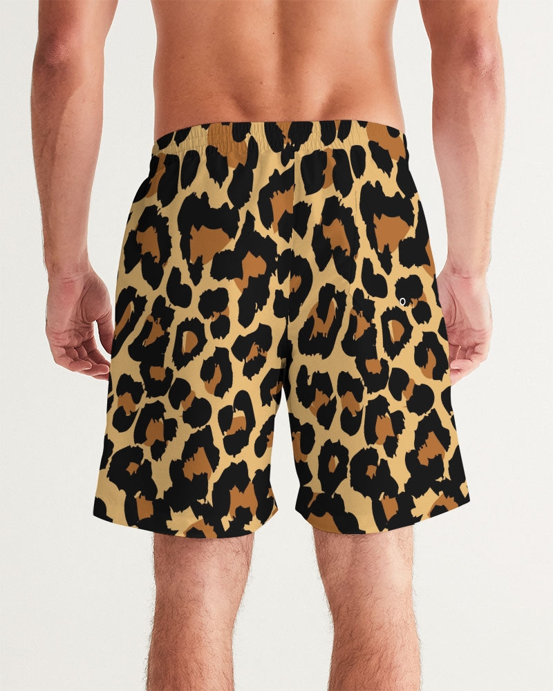 Animal Print 7" Classic Men Swim Trunk