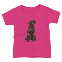 Cocoa Print Toddler Jersey T-Shirt | Rabbit Skins