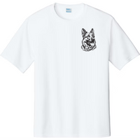 Shepherd Girl Performance Logo T-Shirt Loyal or Alpha