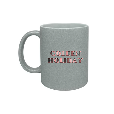 Golden Holiday Pup 'n' Lights Mug - Customizable