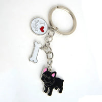 Dog Breed Keychain - 26 Styles | Silver-Plated Animal KeyRing