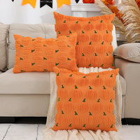 Halloween Ghost or Pumpkin Pillow Cover – Spooky Festive Design