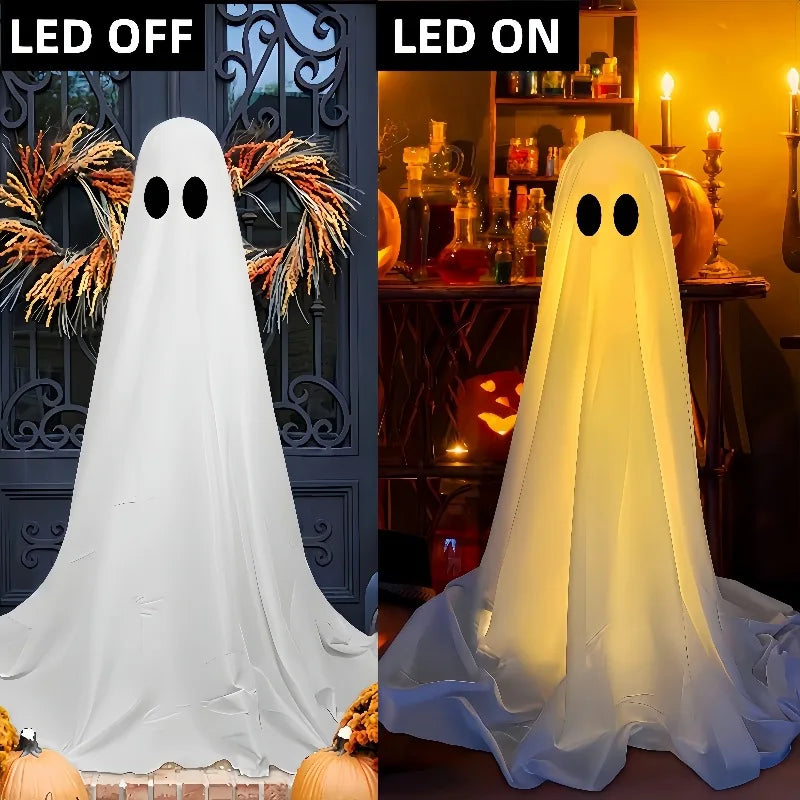 Standing Ghost Halloween Decoration – Spooky Yard & Gate Decor (Multiple Styles & Sizes, Sold Separately)