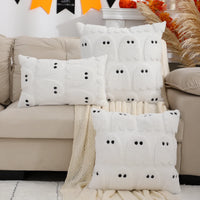 Halloween Ghost or Pumpkin Pillow Cover – Spooky Festive Design