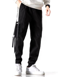 JUMP Blk & Wht Strap Pant