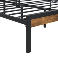 Metal Platform Bed Frame with USB Port