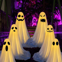 Standing Ghost Halloween Decoration – Spooky Yard & Gate Decor (Multiple Styles & Sizes, Sold Separately)