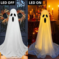 Standing Ghost Halloween Decoration – Spooky Yard & Gate Decor (Multiple Styles & Sizes, Sold Separately)