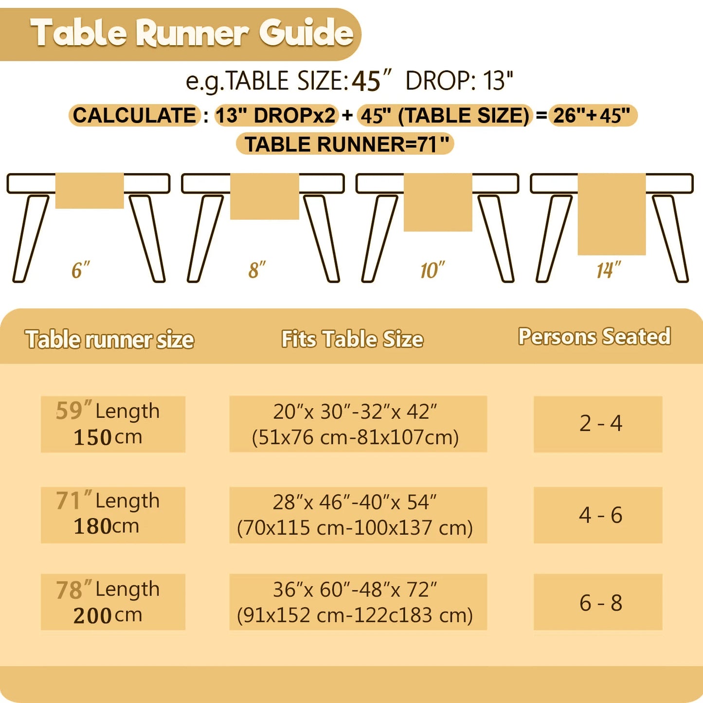 Halloween Ghost and Pumpkin Table Runner – Floral Spooky Decor for Festive Tables