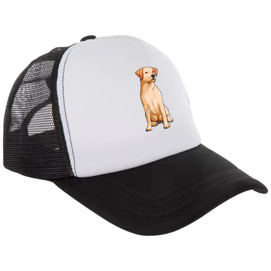 Yellow Silly Lab Trucker Hat - Customizable