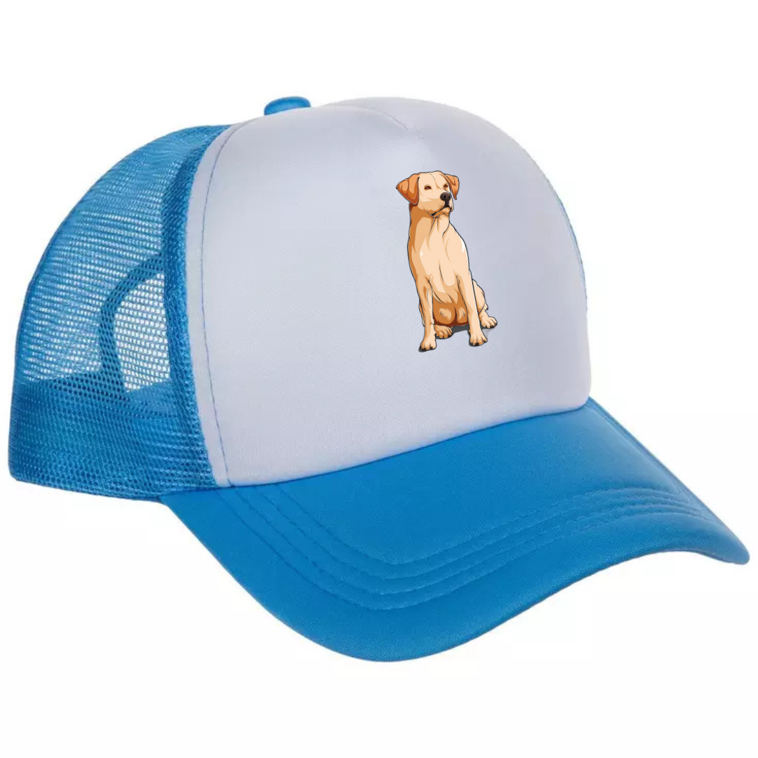 Yellow Silly Lab Trucker Hat - Customizable