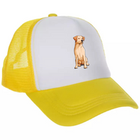 Yellow Silly Lab Trucker Hat - Customizable