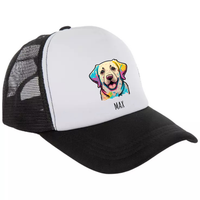 Watercolor Silly Lab Trucker Hat - Customizable