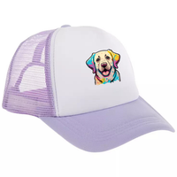 Watercolor Silly Lab Trucker Hat - Customizable