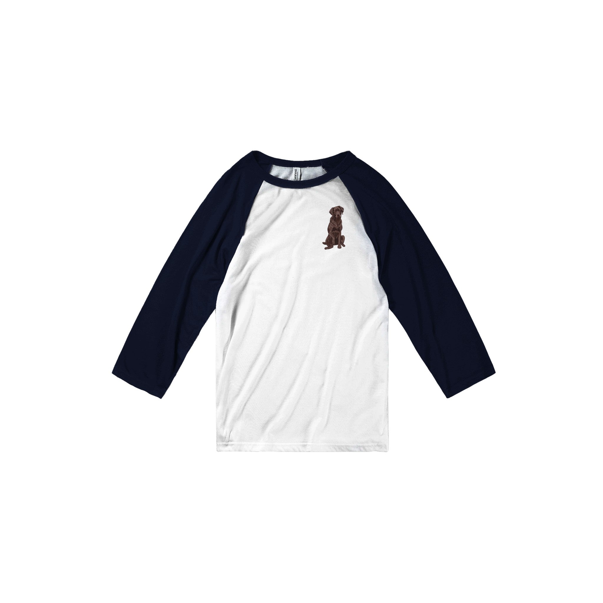 Cocoa Printed 3/4 sleeve Raglan T-shirt